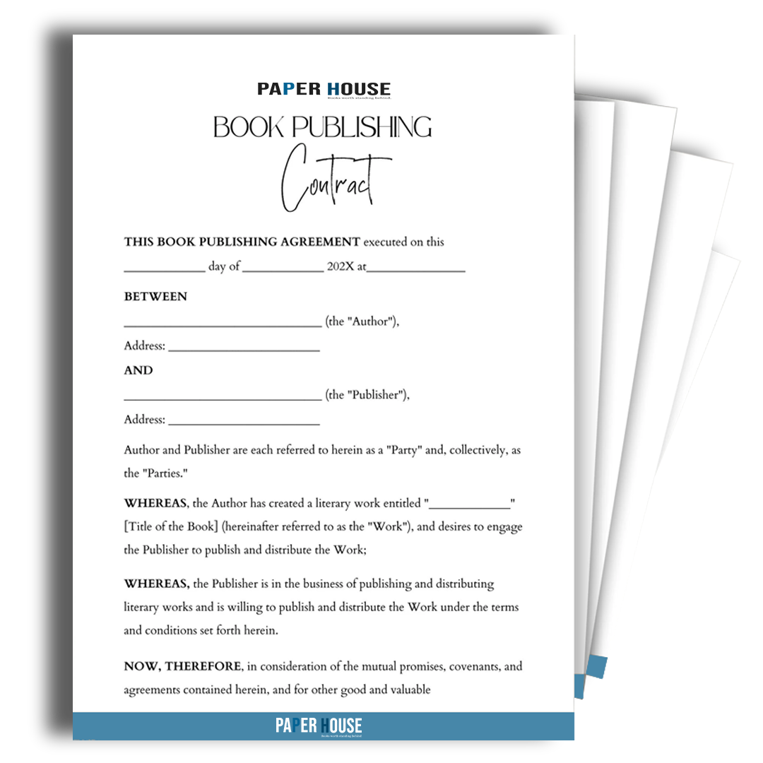 Contracts & Ownership at The Paper House ensures authors retain control and clarity throughout.